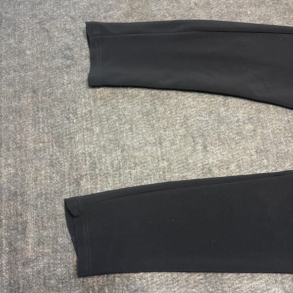 Joseph Ribkoff Black Ruched Satin Front Pull-On Pants Size 12 Made in Canada - Picture 10 of 13